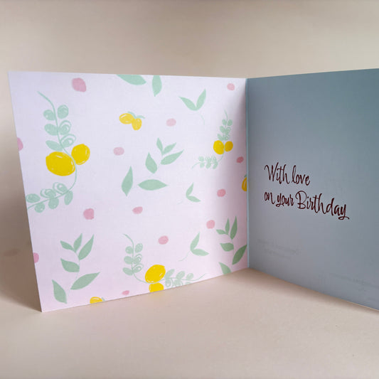 Wildflower Birthday Card