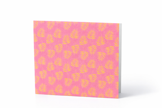 Palm Print Greeting Card - Calypso