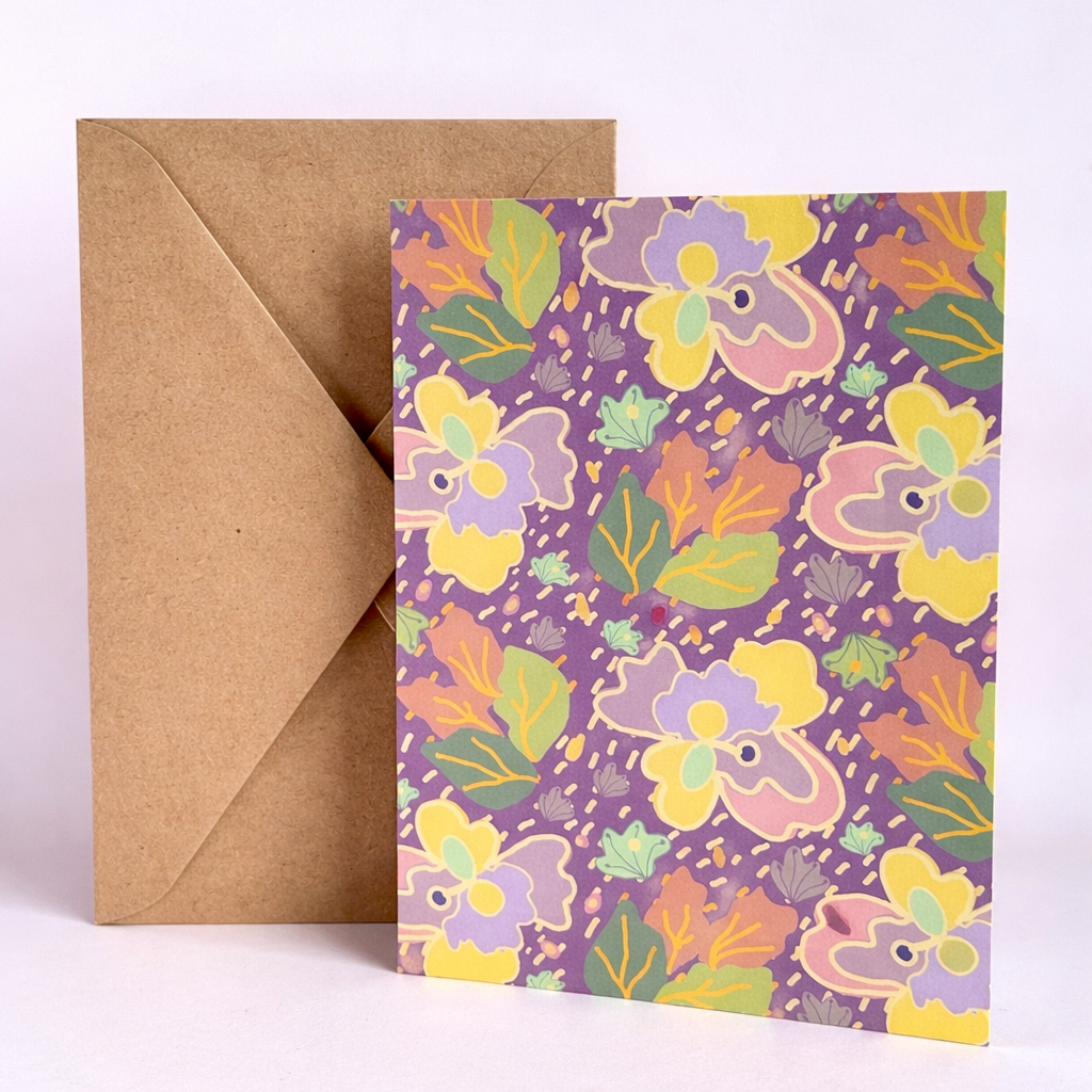 Emergency Card Kit - Retro Floral