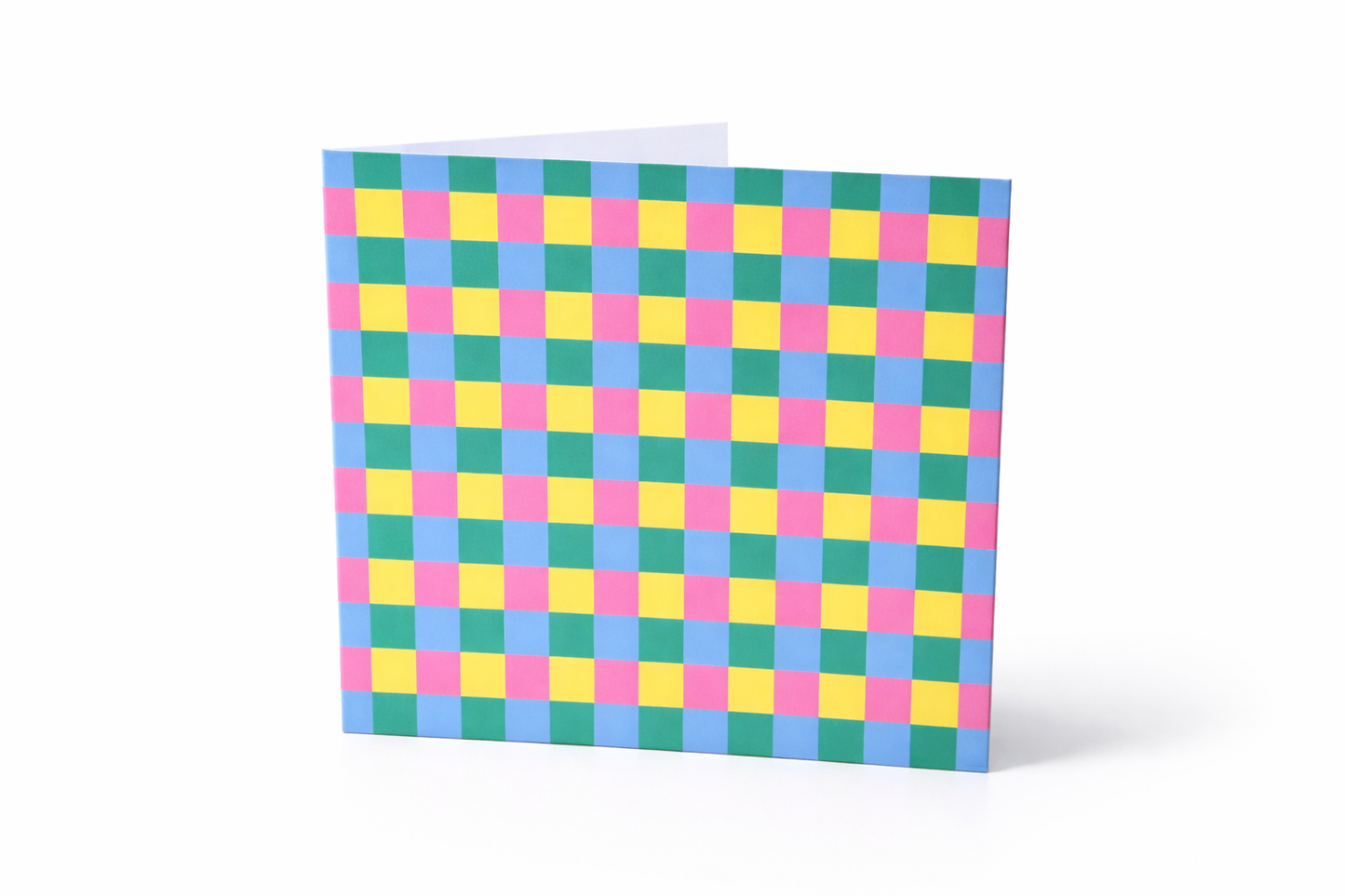 Easter Check Print Greeting Card