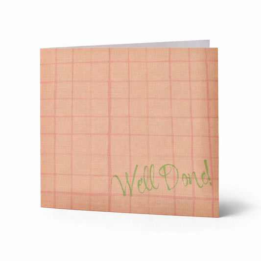 'Well Done' Greeting Card