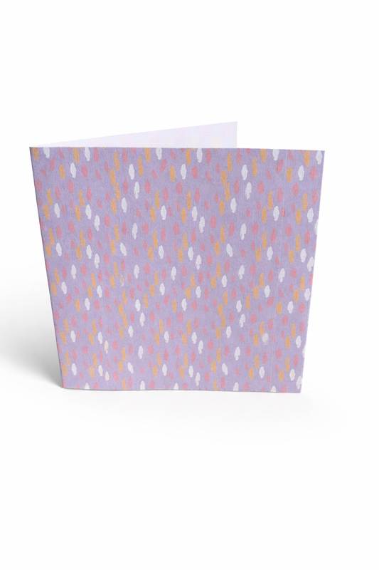 Confetti Lilac Birthday Greeting Card
