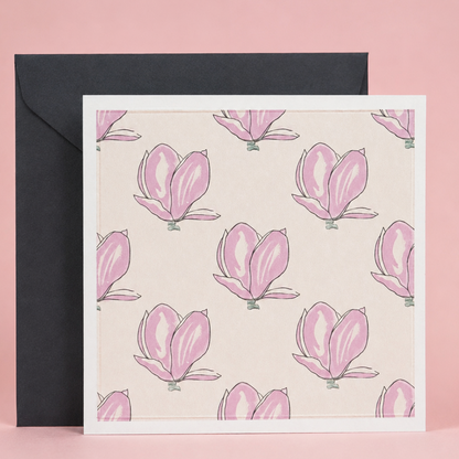 Magnolia Print Greeting Card