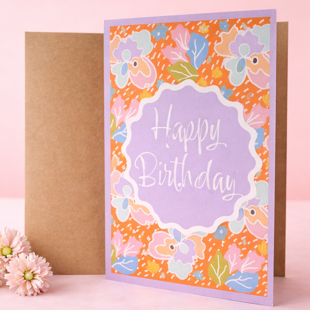 Emergency Card Kit - Retro Floral