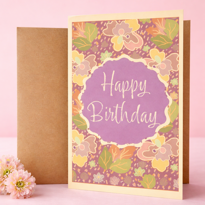 Emergency Card Kit - Retro Floral