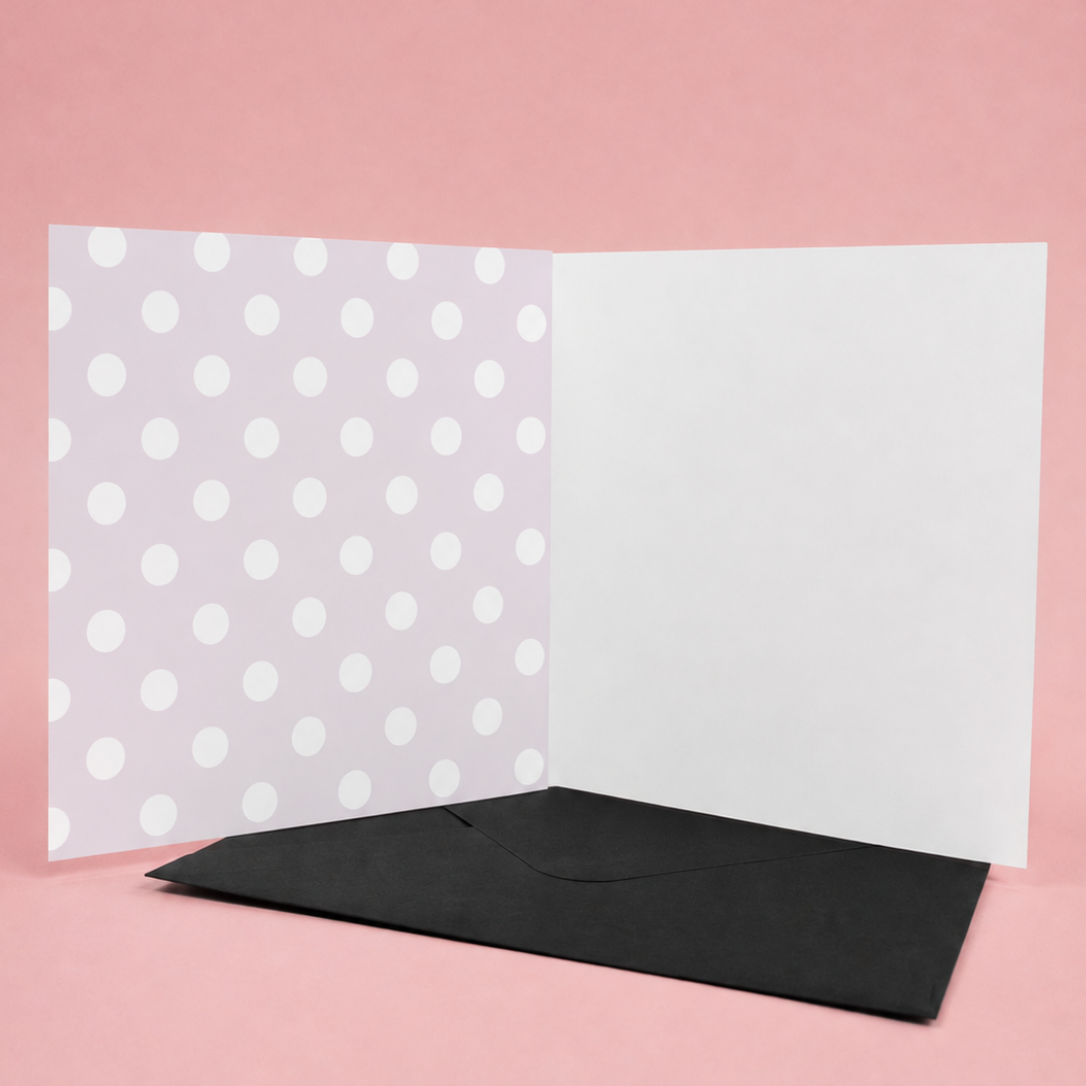 Mauve Magnolia Greeting Card