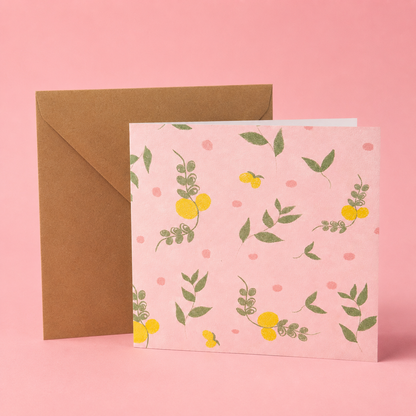 Wildflower Birthday Card