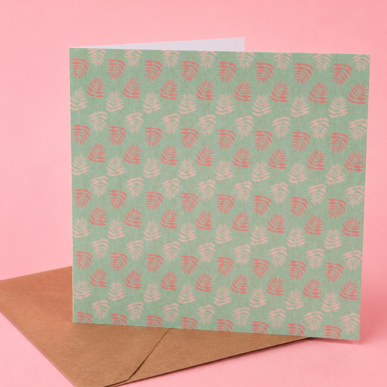 Palm Print Greeting Card