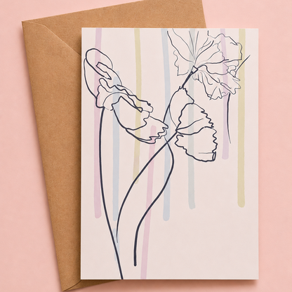 'From the Bottom of My Heart' Greeting Card-  5 x 7"