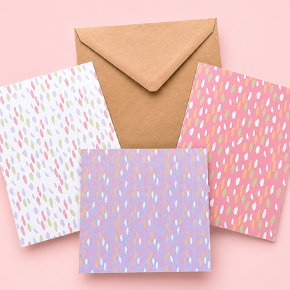 Greeting Card Bundle Confetti Print (Set of 3)