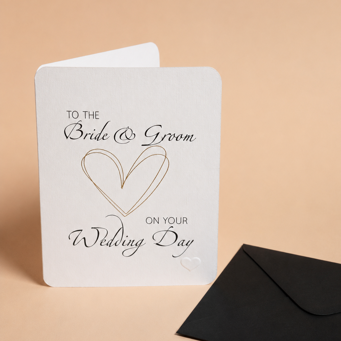 Minimalist Wedding Card