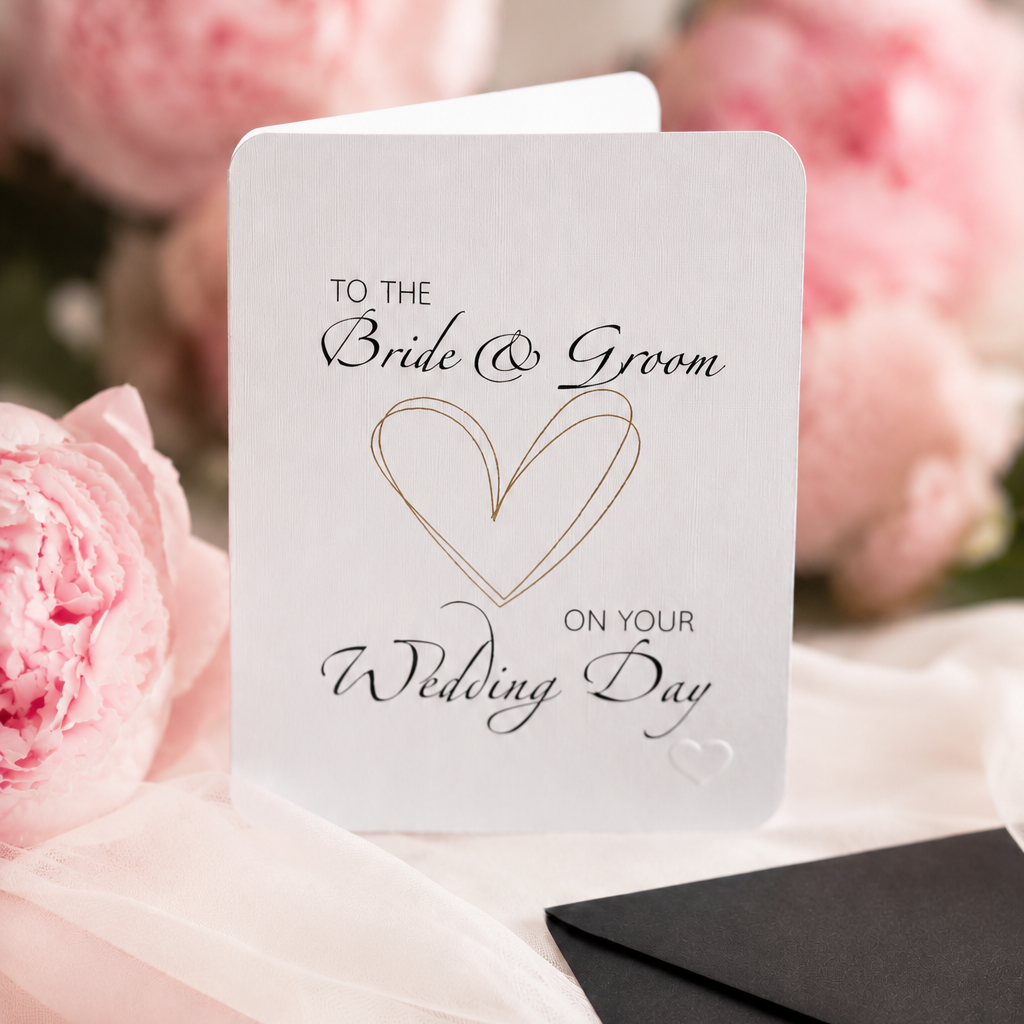 Minimalist Wedding Card