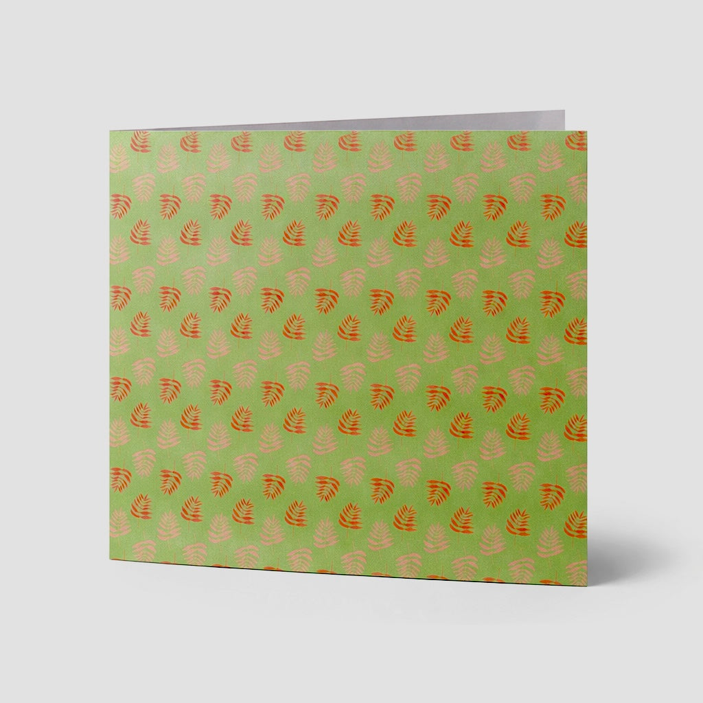 Palm Print Greeting Card