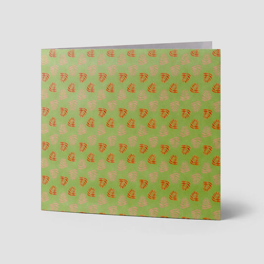 Palm Print Greeting Card
