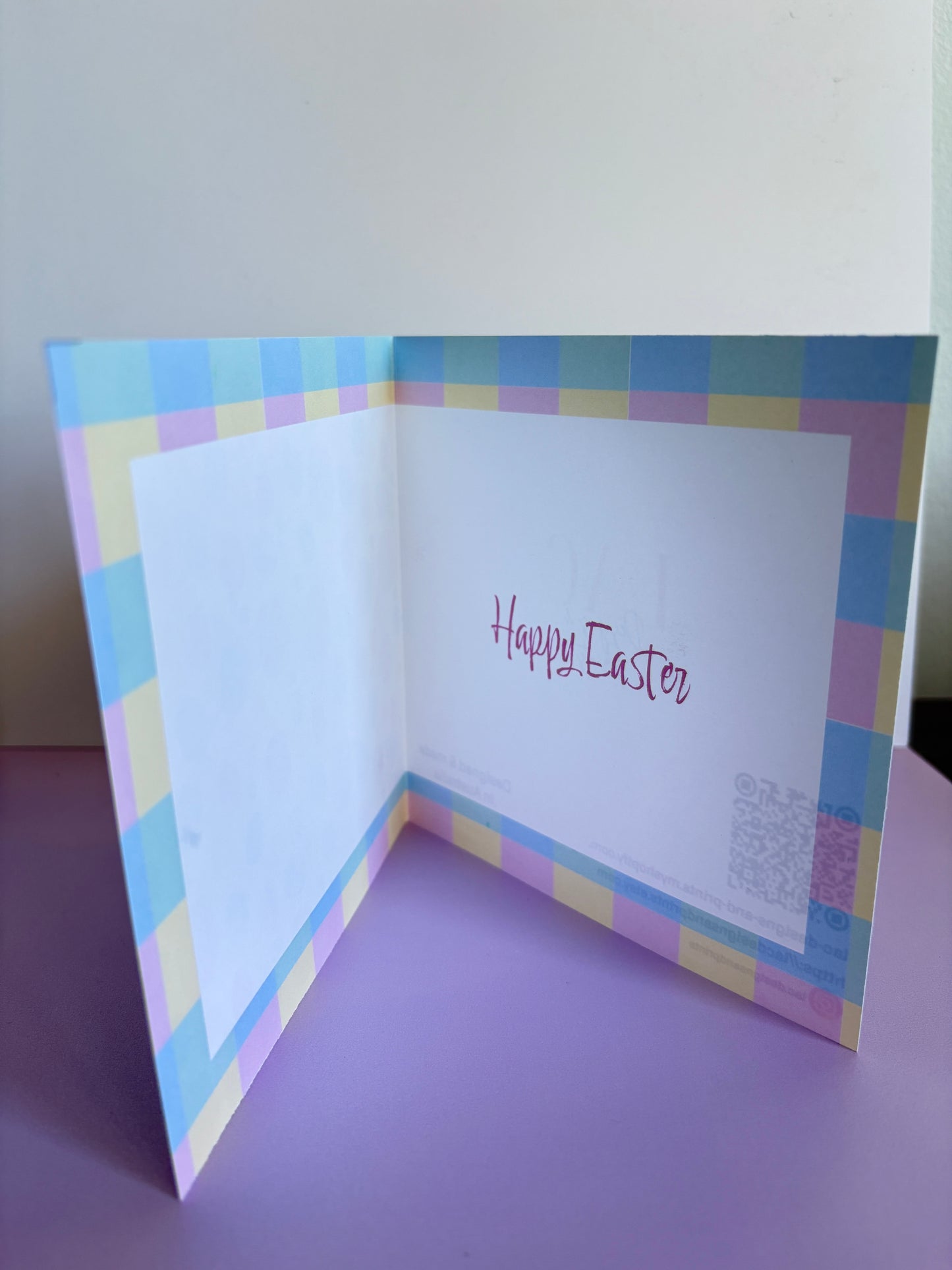 Easter Print Greeting Card