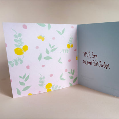 Wildflower Birthday Card