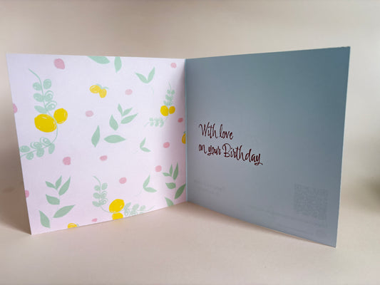 Wildflower Birthday Card
