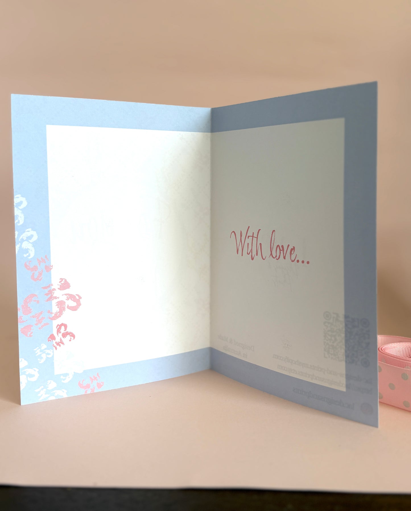 Mother's Day Floral Vine Print Card