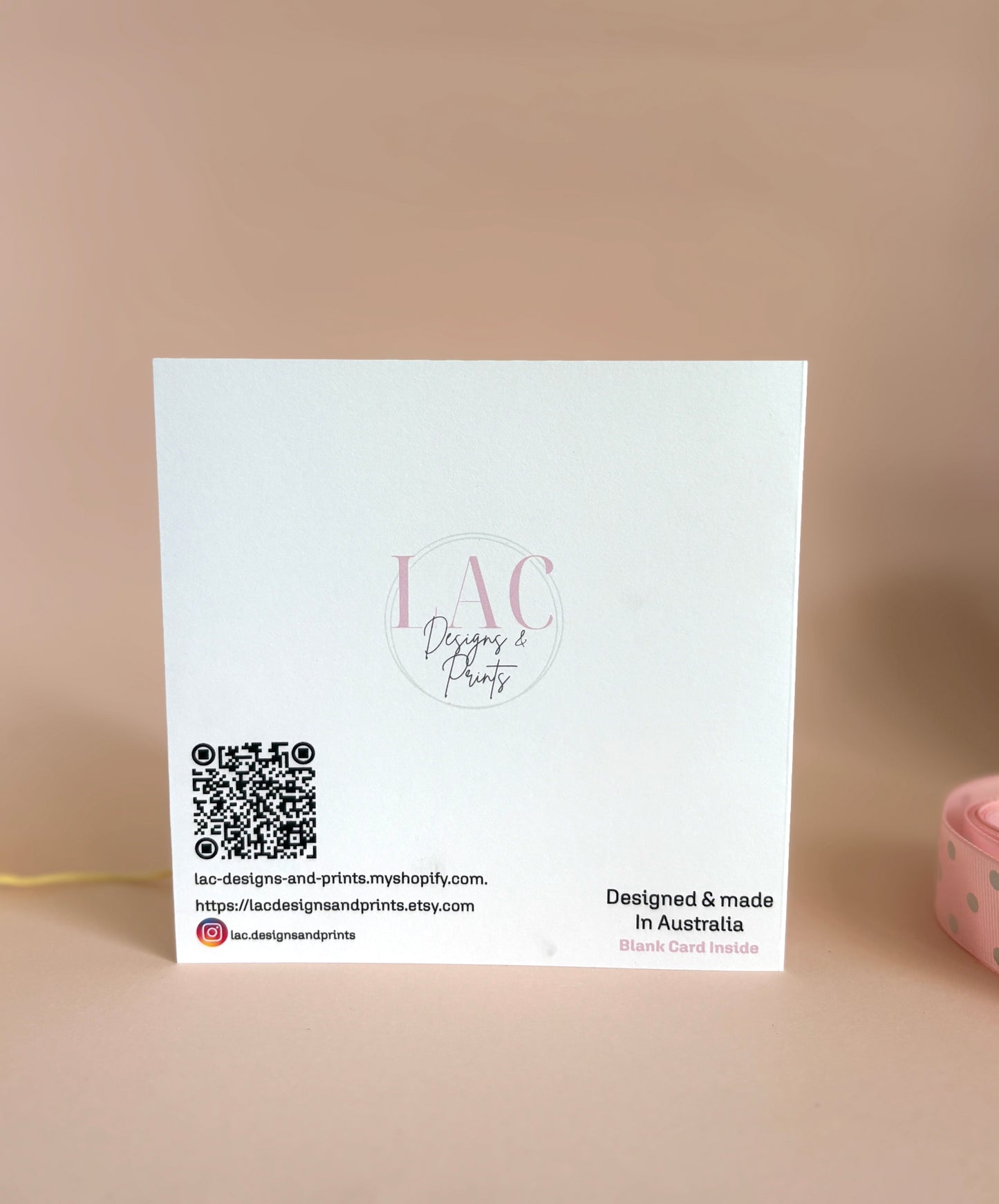 Mother's Day Floral Symmetry Card