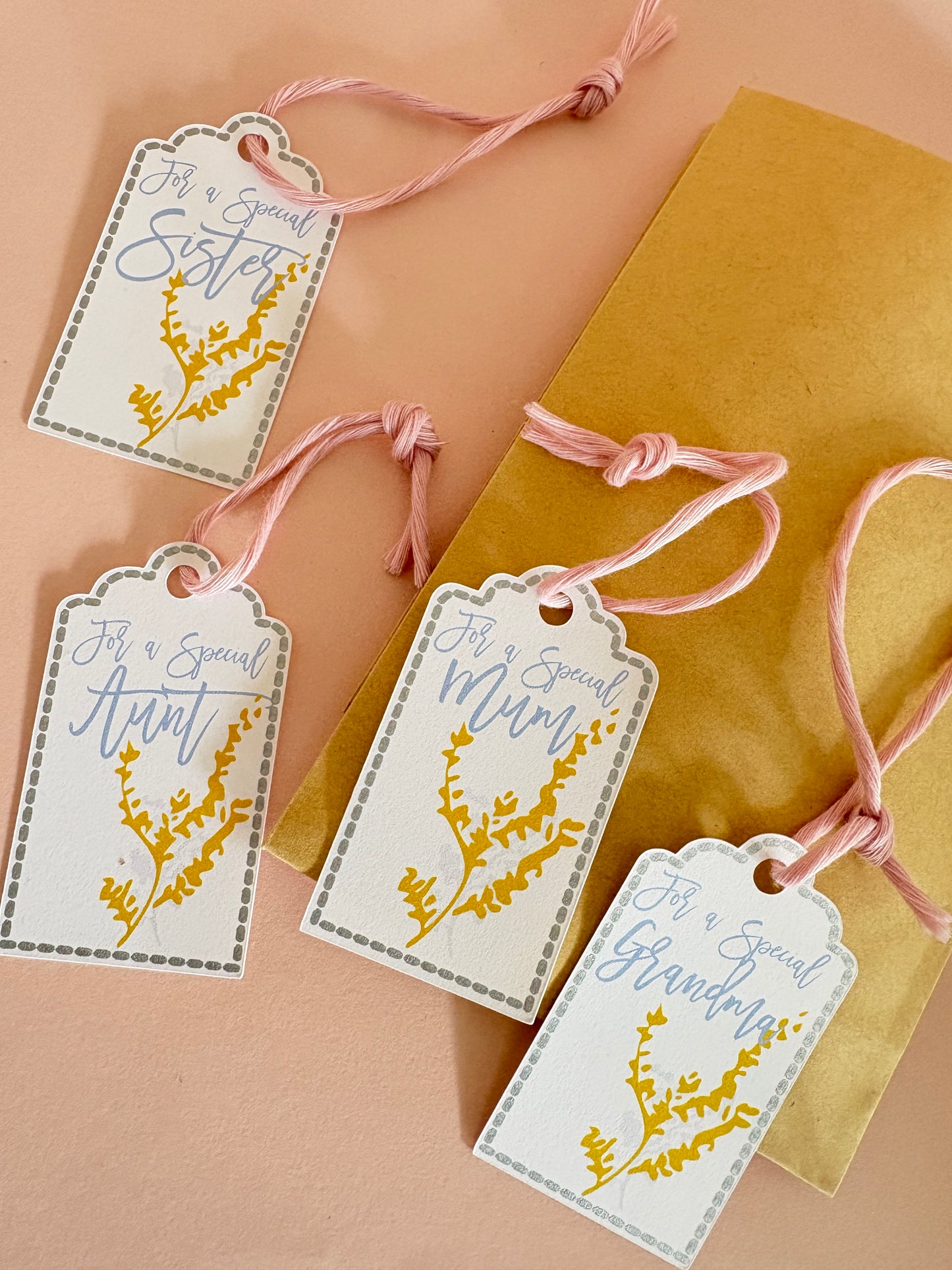 Mother's Day Gift Tags Assorted (Set of 4)