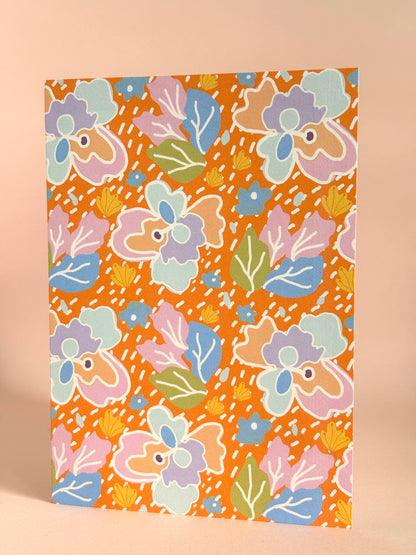 Emergency Card Kit - Retro Floral