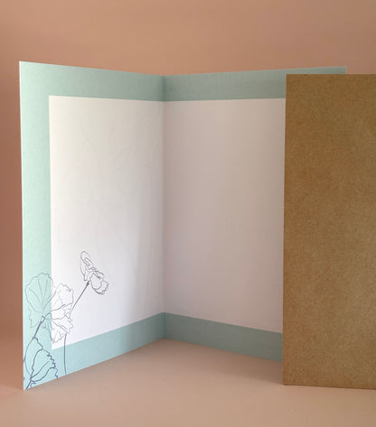 'From the Bottom of My Heart' Greeting Card-  5 x 7"