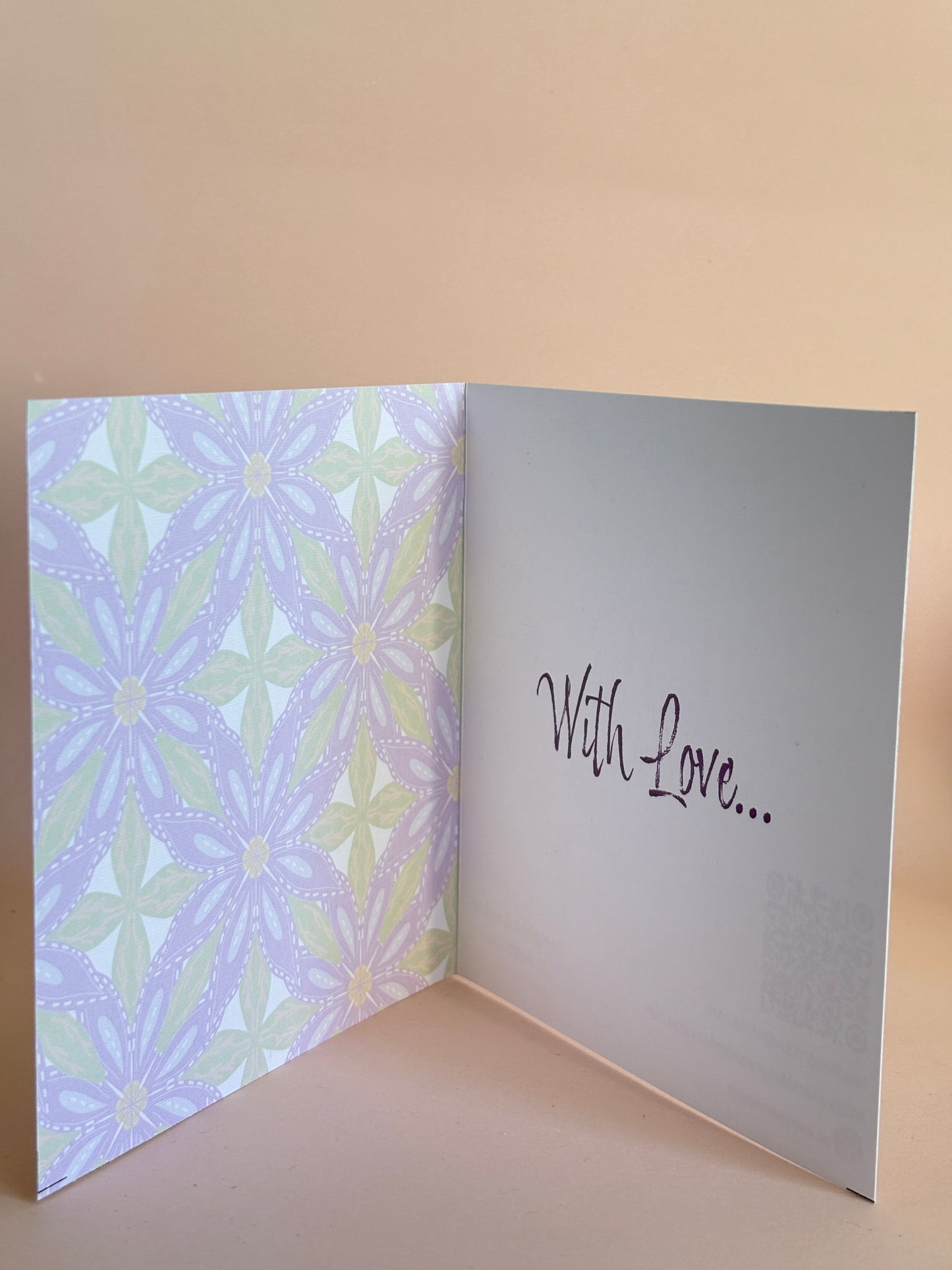 Geo Floral Birthday Card