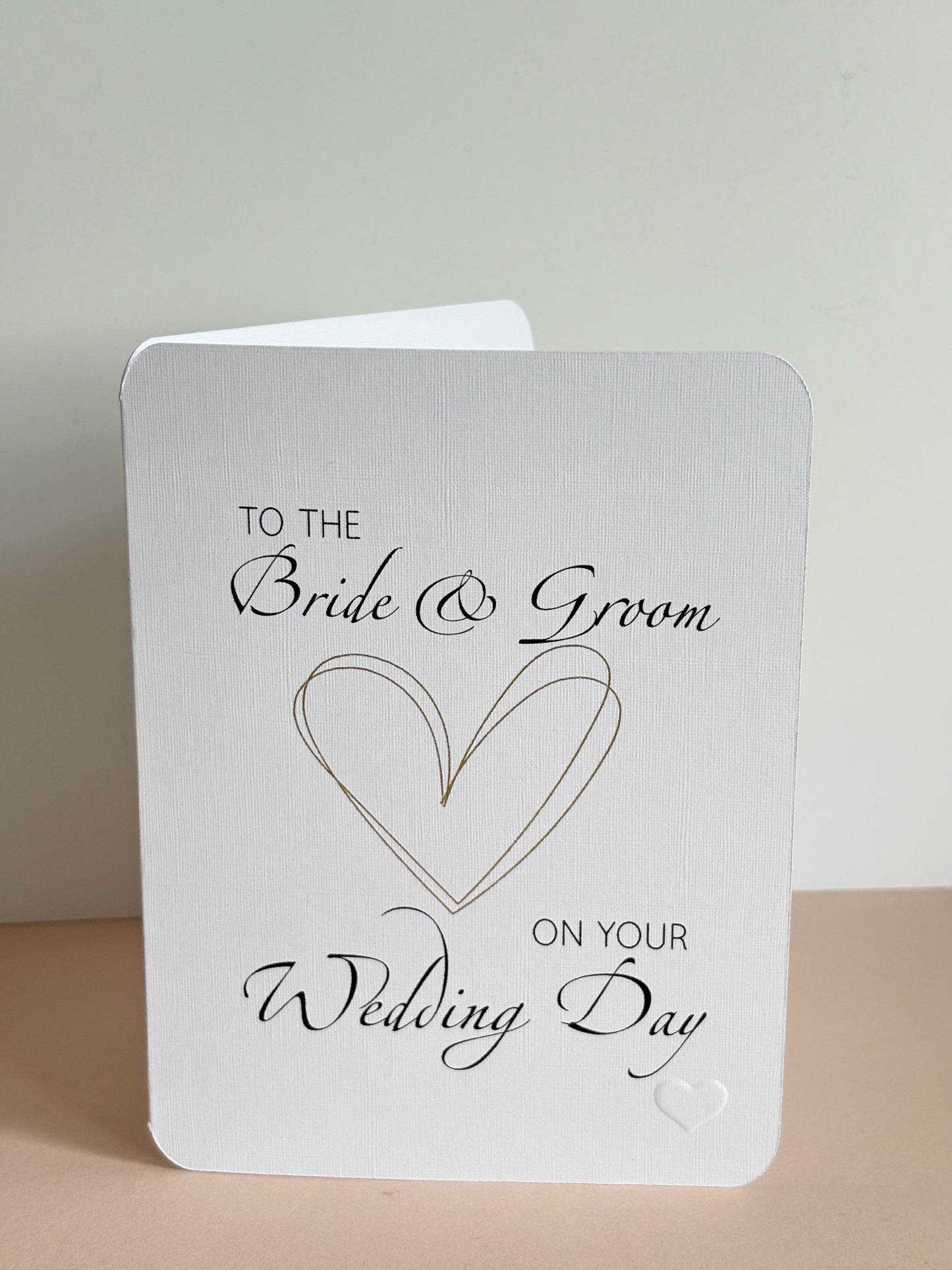 Minimalist Wedding Card
