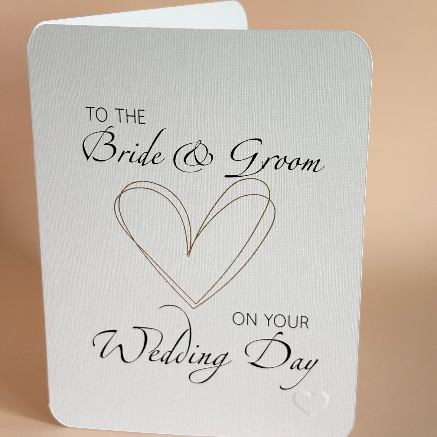 Minimalist Wedding Card