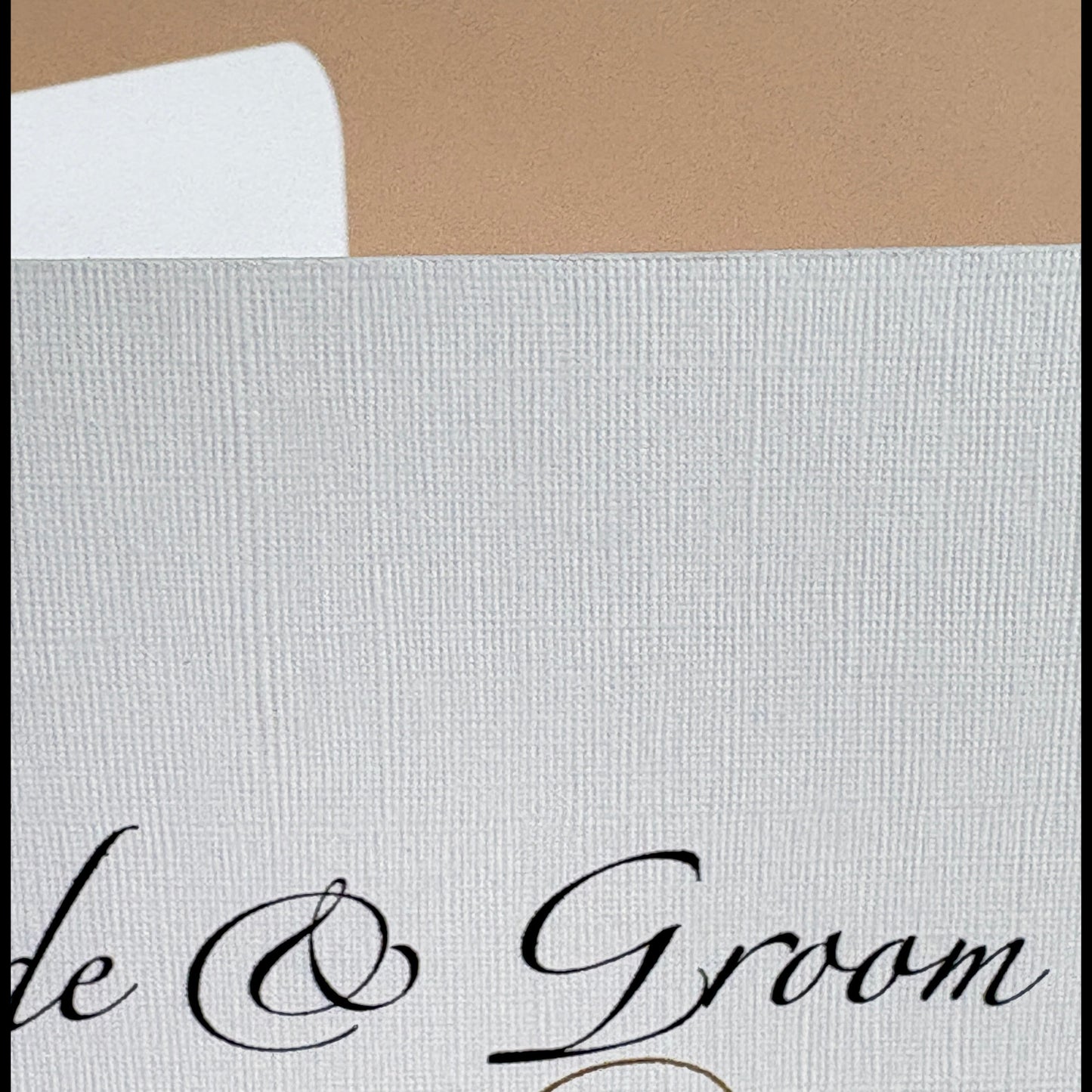 Minimalist Wedding Card