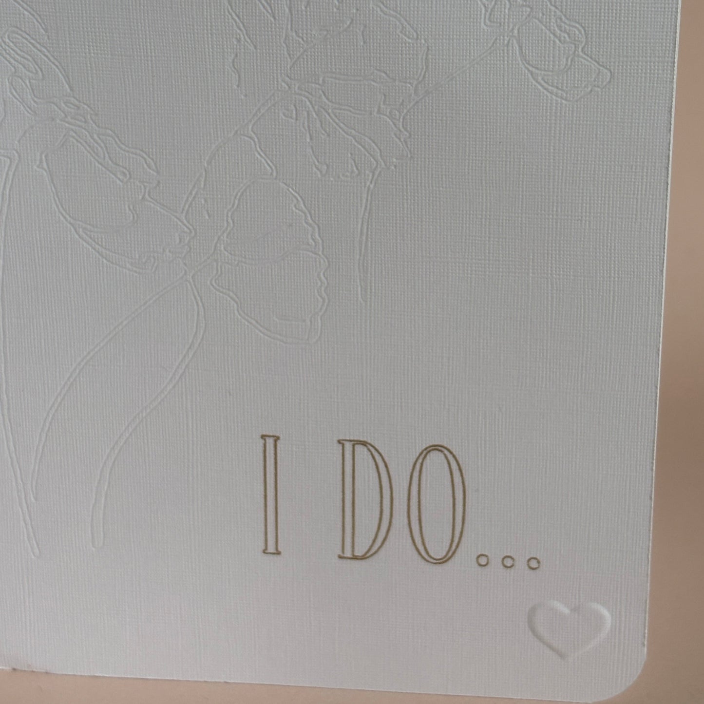 Wedding Card "I Do"