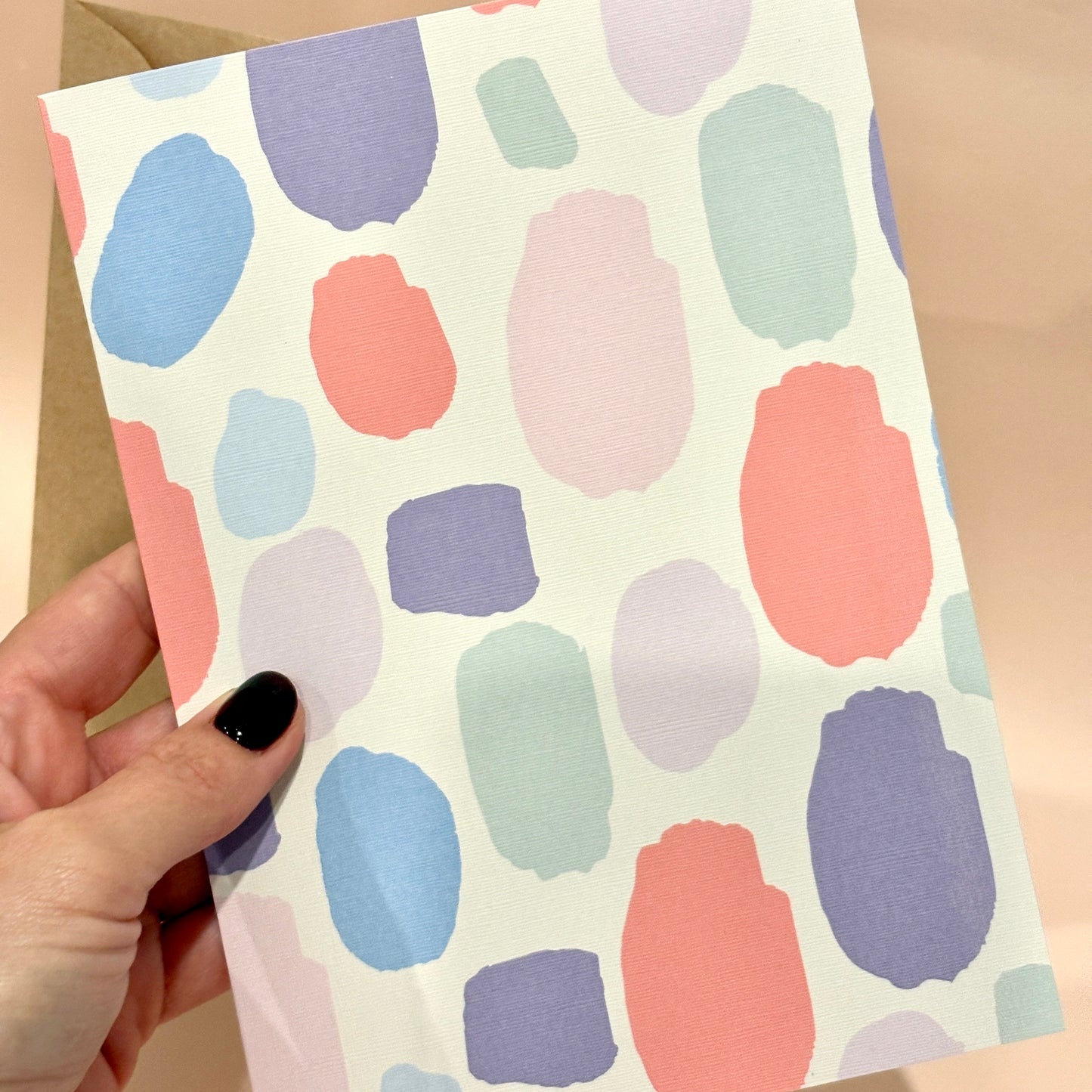 Stone Print - Candy Greeting Card