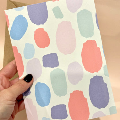 Stone Print - Candy Greeting Card