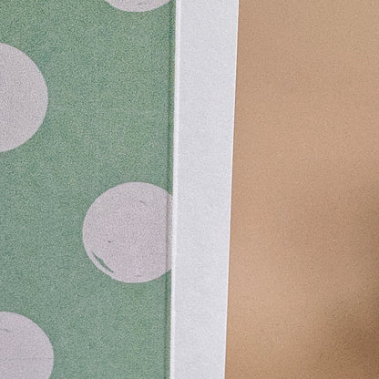 Sage Polka Dot Blank Greeting Card