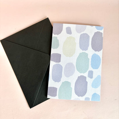Stone Print - Sea mist Greeting Card