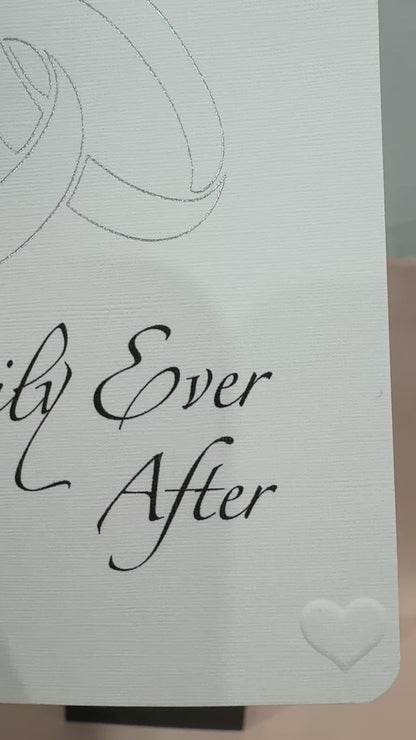 Silver Ring Wedding Card