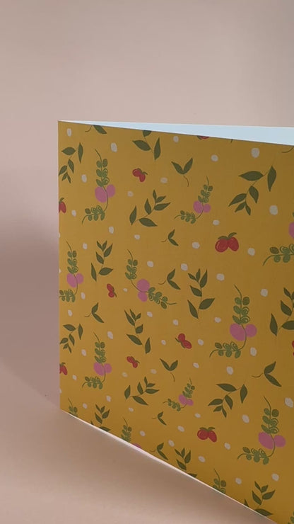 Wildflower Floral Blank Card