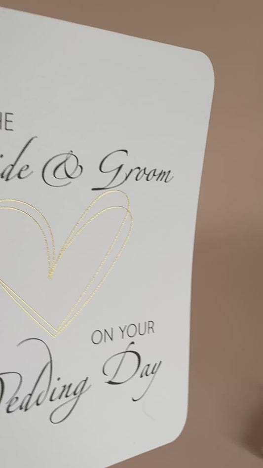 Minimalist Wedding Card